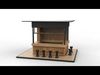  coffee bar counter 3D model_1
