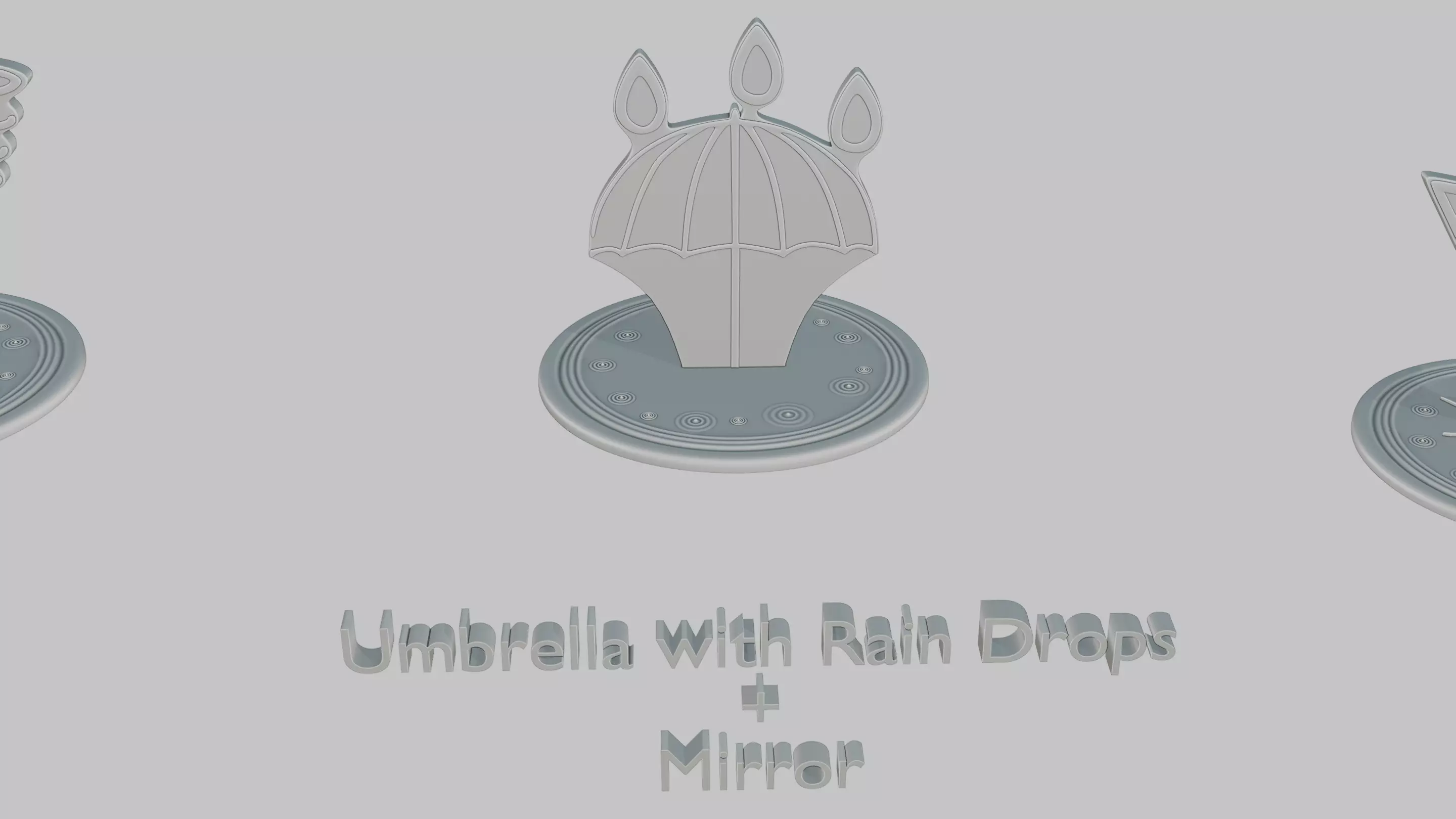 Weather Mini Pack Emoji Statues 3D print model_4