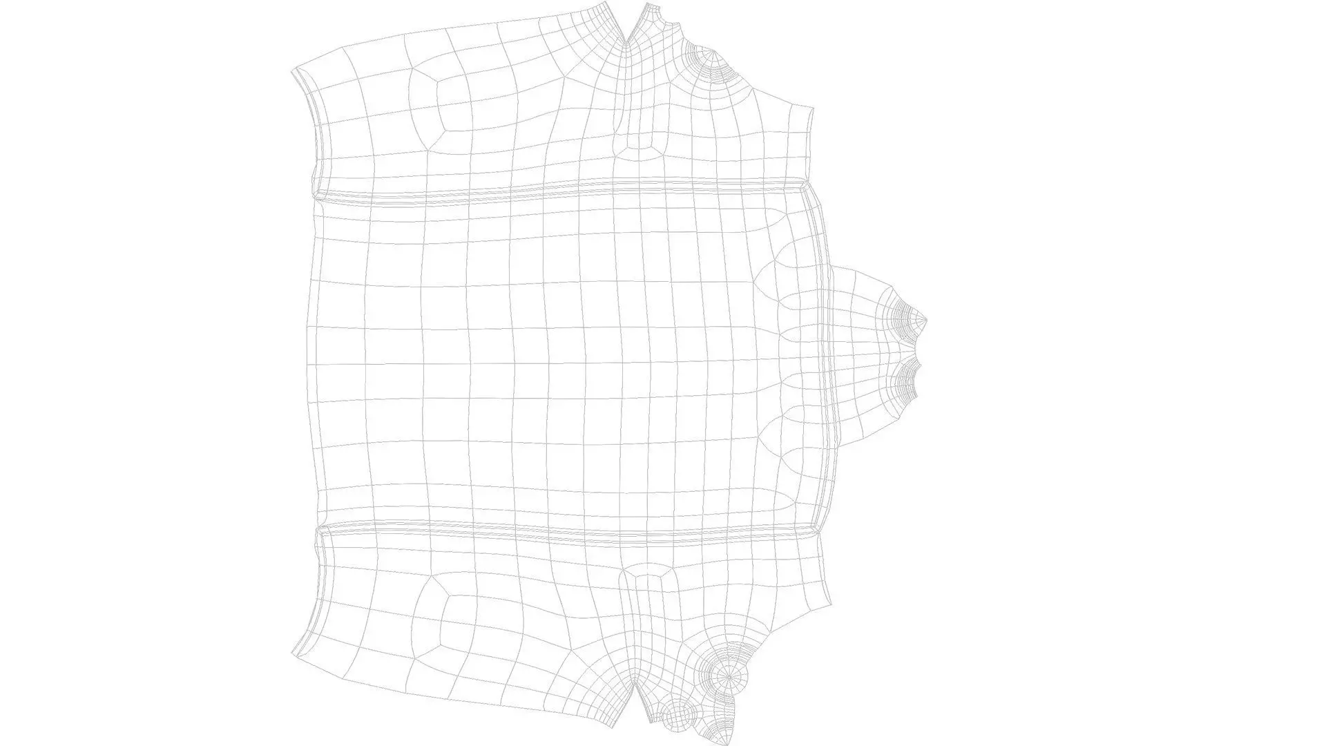 paper cartoon character 3D model_5