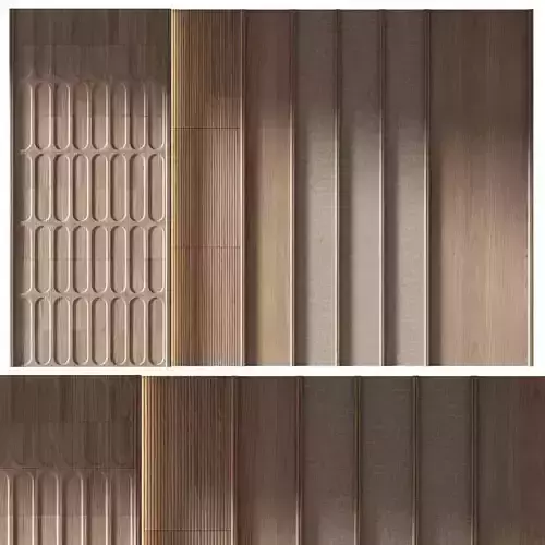 Decorative V64 Wall Panels 3D model