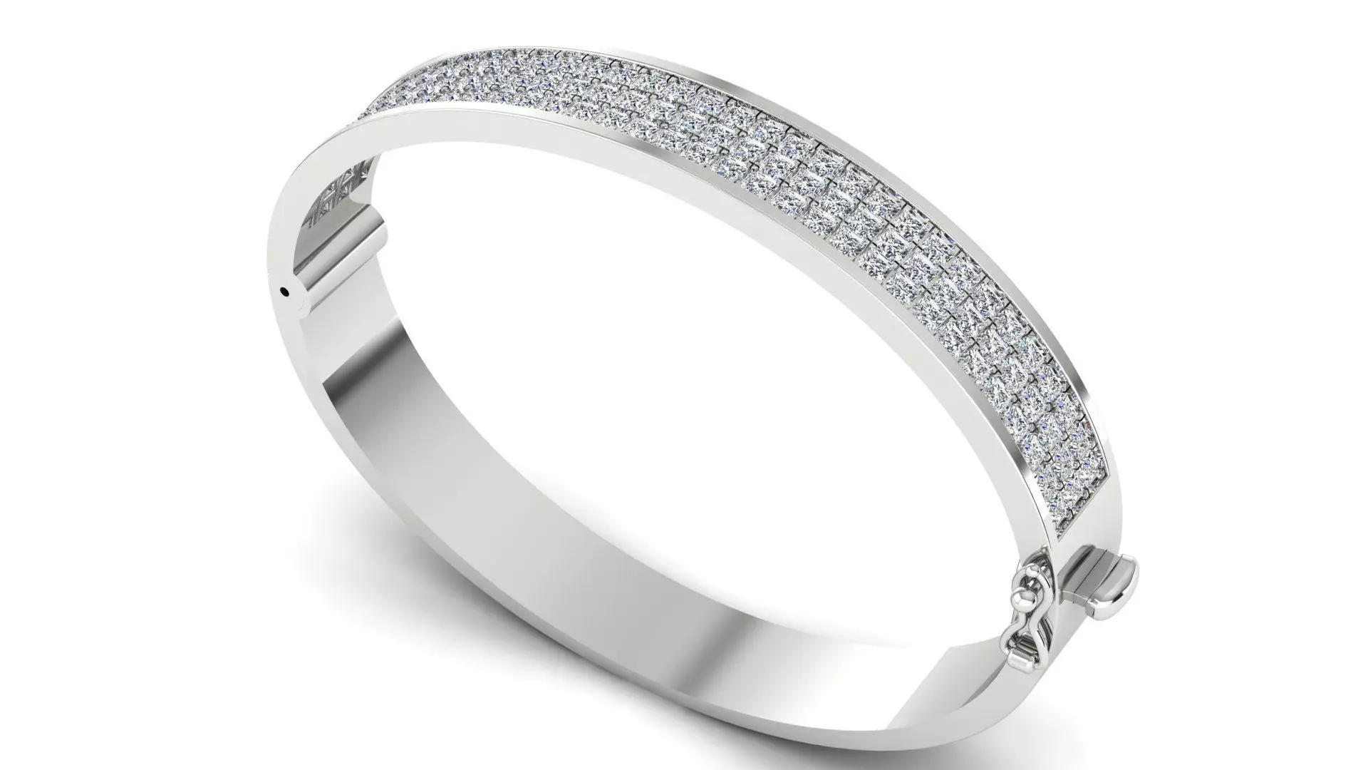 Diamond Bracelet 3D print model_0