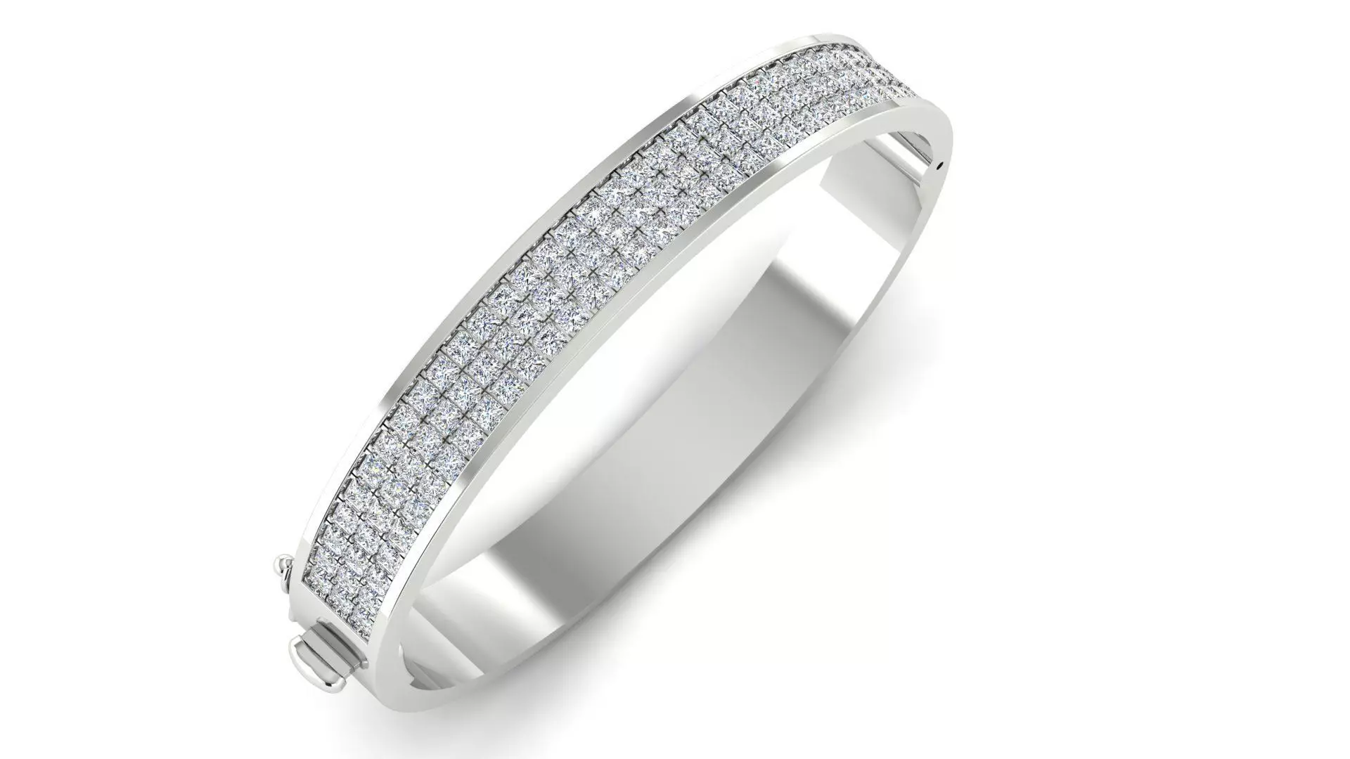 Diamond Bracelet 3D print model_2