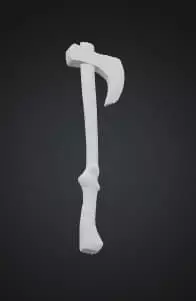 Survival Axe Low Poly Game Asset Low-poly 3D model_4