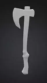 Survival Axe Low Poly Game Asset Low-poly 3D model