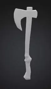Survival Axe Low Poly Game Asset Low-poly 3D model_0