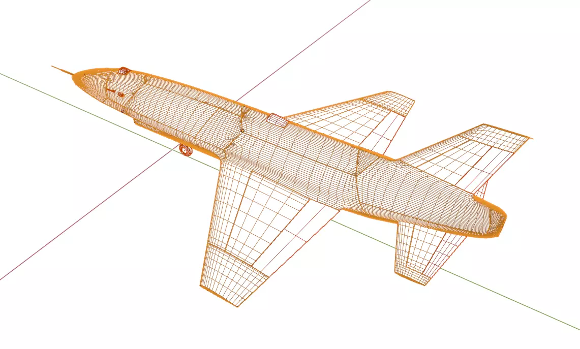 Anduril YFQ-44A FURY - The NEXT GENERATION FIGHTER Drone Low-poly 3D model_31