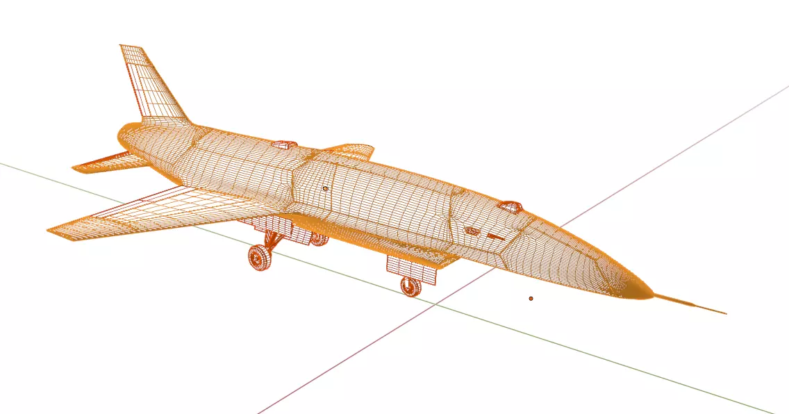 Anduril YFQ-44A FURY - The NEXT GENERATION FIGHTER Drone Low-poly 3D model_28