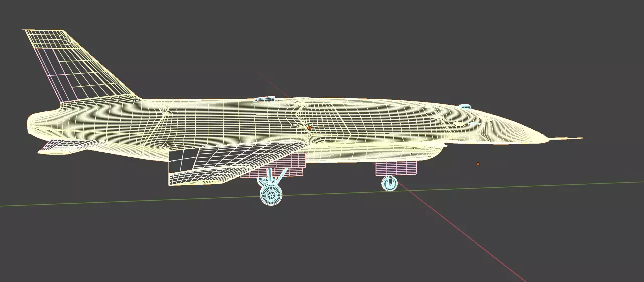 Anduril YFQ-44A FURY - The NEXT GENERATION FIGHTER Drone Low-poly 3D model_39