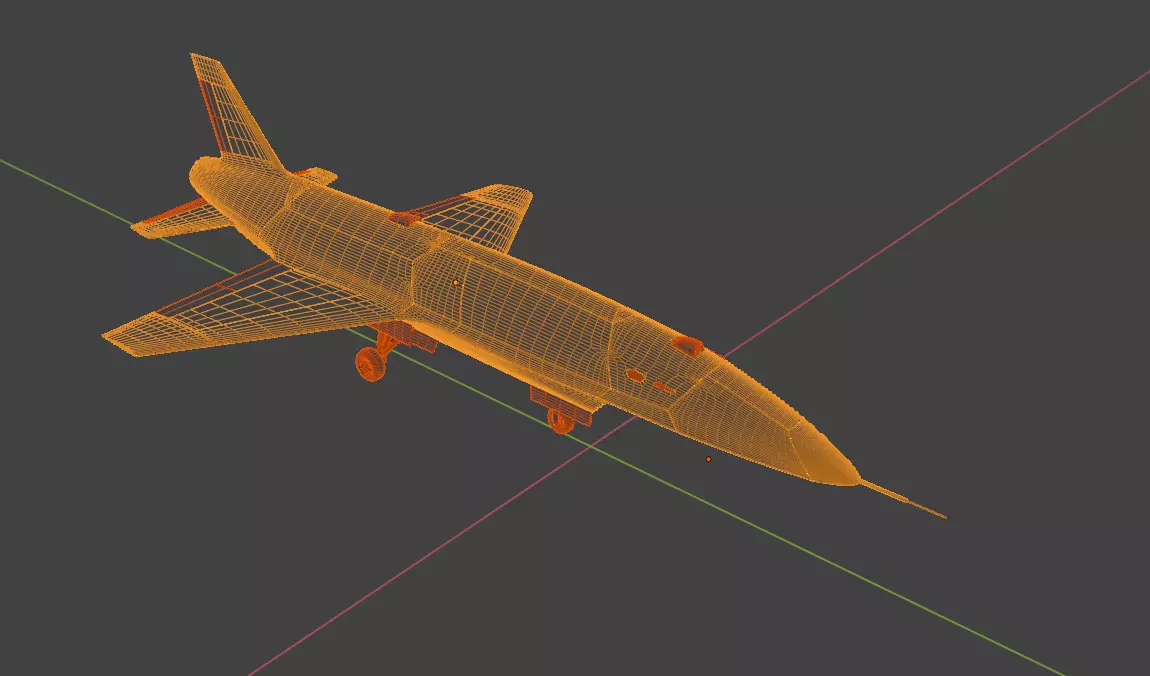 Anduril YFQ-44A FURY - The NEXT GENERATION FIGHTER Drone Low-poly 3D model_48