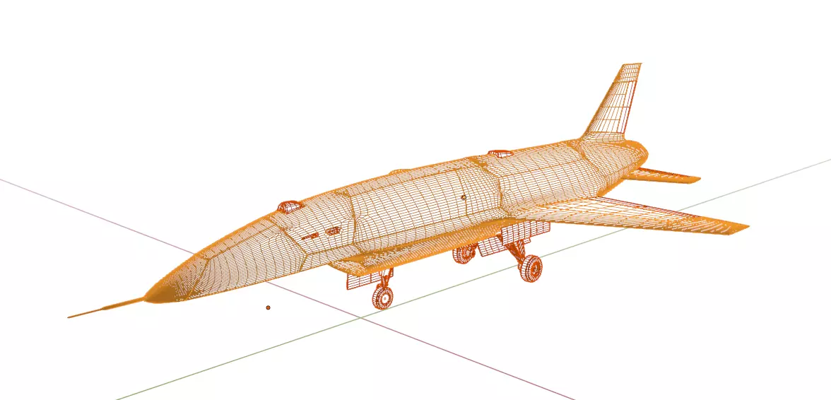 Anduril YFQ-44A FURY - The NEXT GENERATION FIGHTER Drone Low-poly 3D model_27