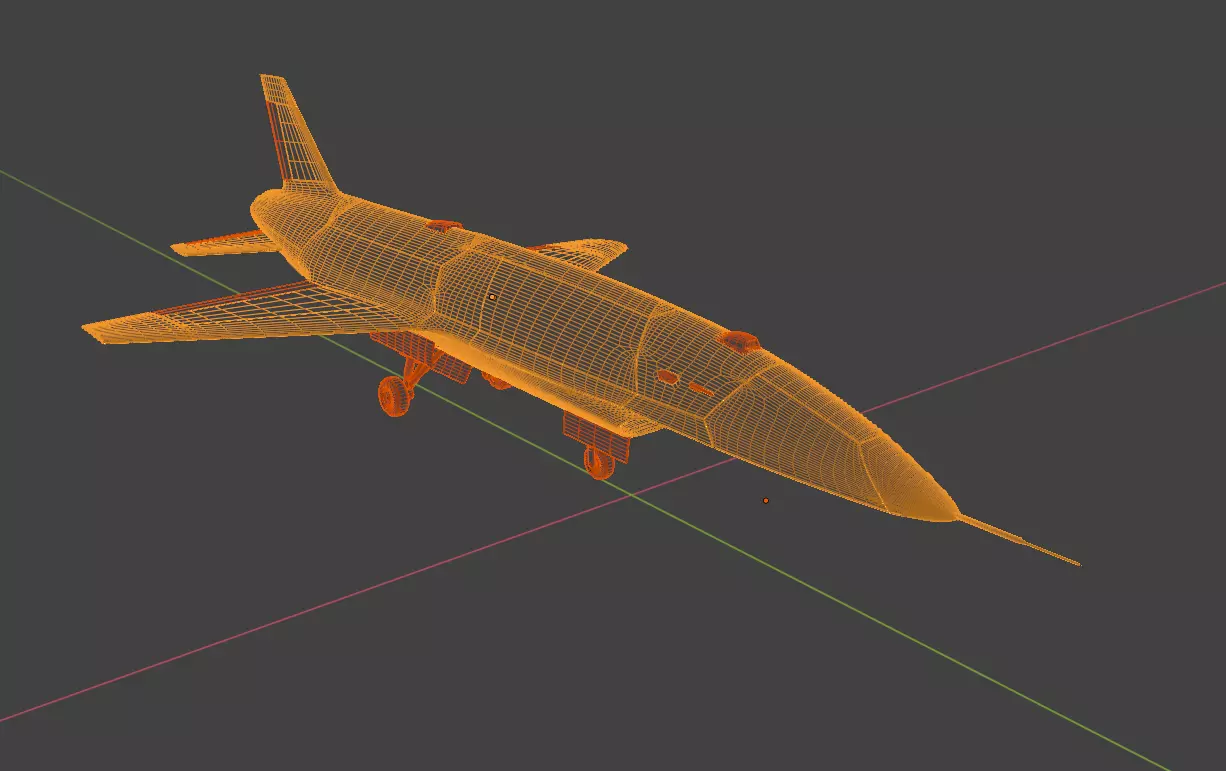 Anduril YFQ-44A FURY - The NEXT GENERATION FIGHTER Drone Low-poly 3D model_46