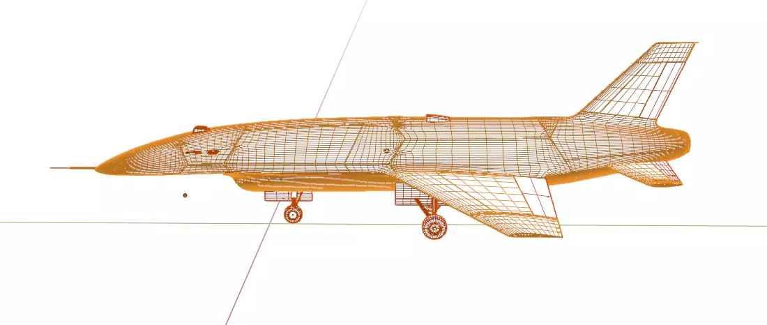 Anduril YFQ-44A FURY - The NEXT GENERATION FIGHTER Drone Low-poly 3D model_30