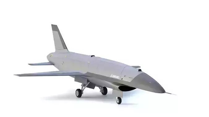 Anduril YFQ-44A FURY - The NEXT GENERATION FIGHTER Drone Low-poly 3D model