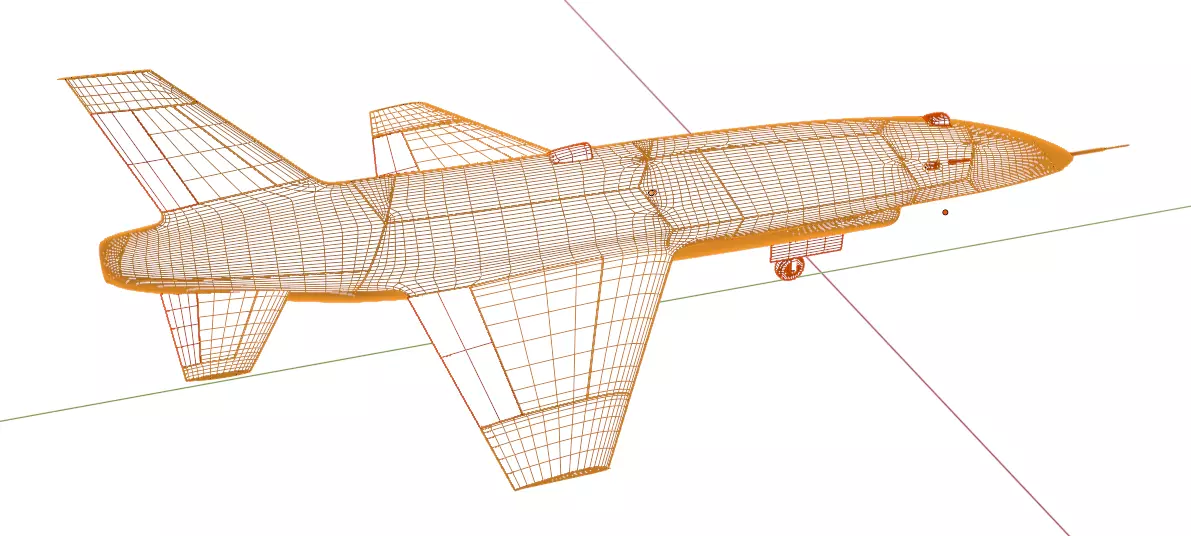 Anduril YFQ-44A FURY - The NEXT GENERATION FIGHTER Drone Low-poly 3D model_29