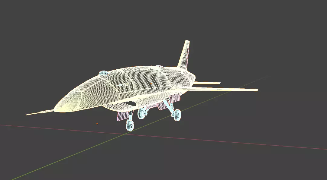 Anduril YFQ-44A FURY - The NEXT GENERATION FIGHTER Drone Low-poly 3D model_42