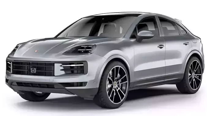 Porsche Cayenne Coupe 2024 3D model
