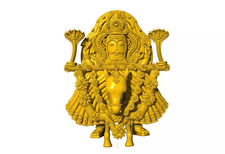 Ramnath damodar pendent 3D print model_3