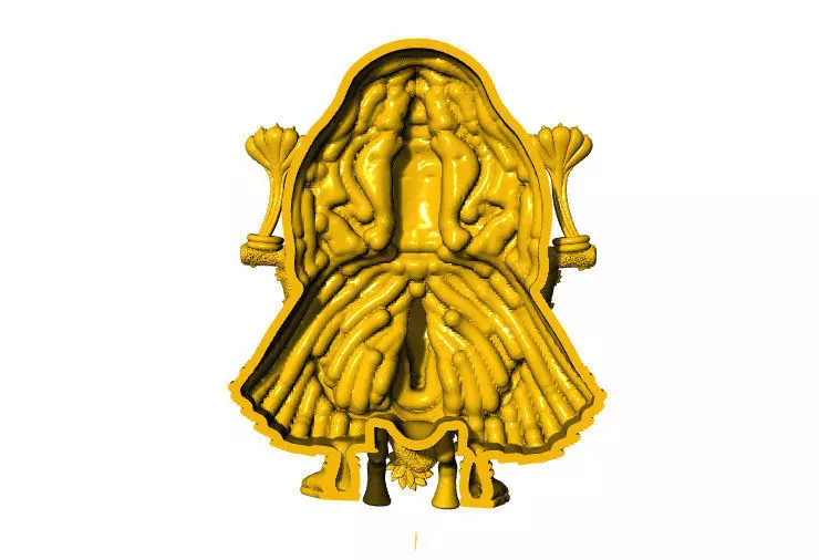 Ramnath damodar pendent 3D print model_10