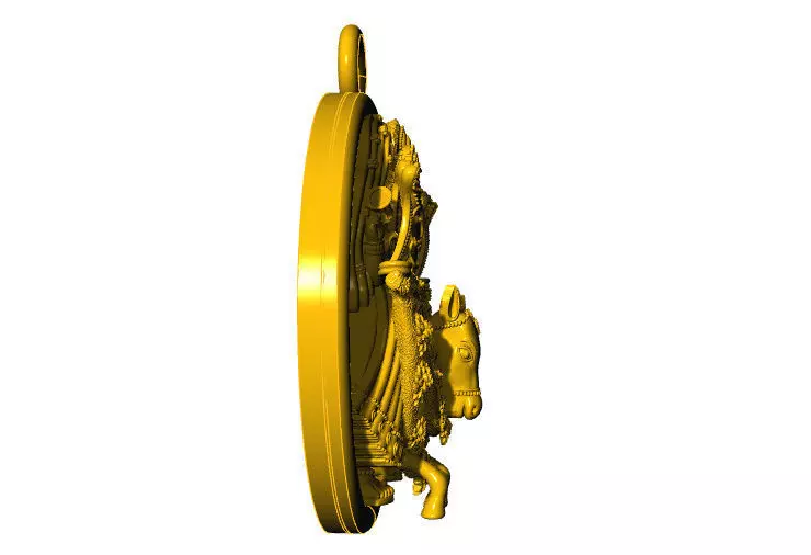 Ramnath damodar pendent 3D print model_8