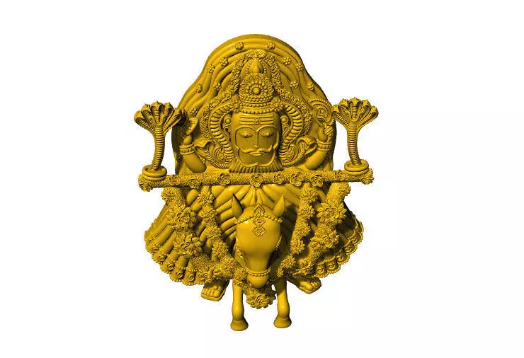 Ramnath damodar pendent 3D print model_5