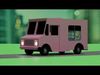 ice cream truck Low-poly 3D model_1