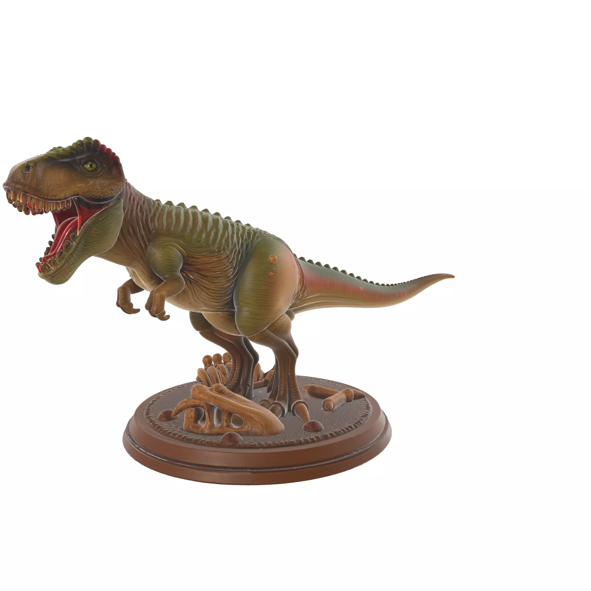 Ferocious TRex Diorama Prehistoric Dinosaur Display 3D print model_1