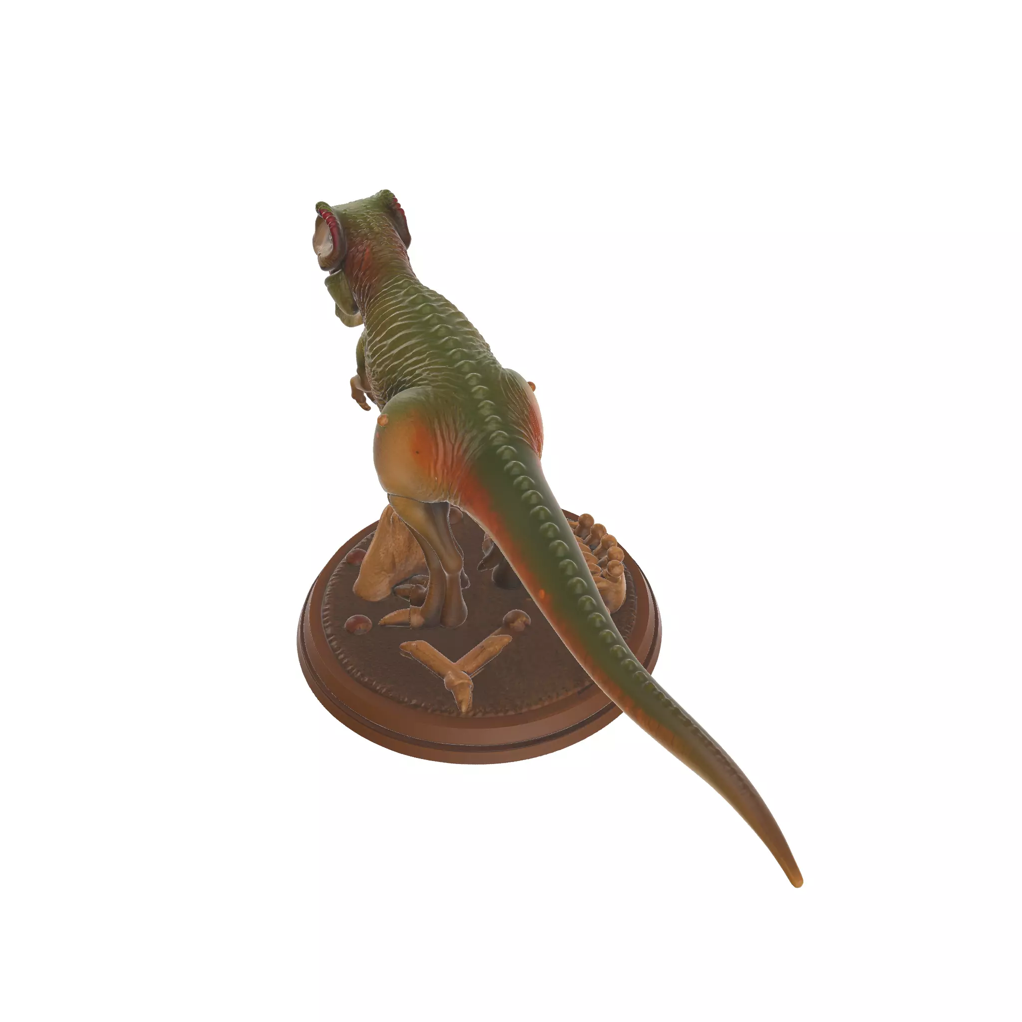 Ferocious TRex Diorama Prehistoric Dinosaur Display 3D print model_2