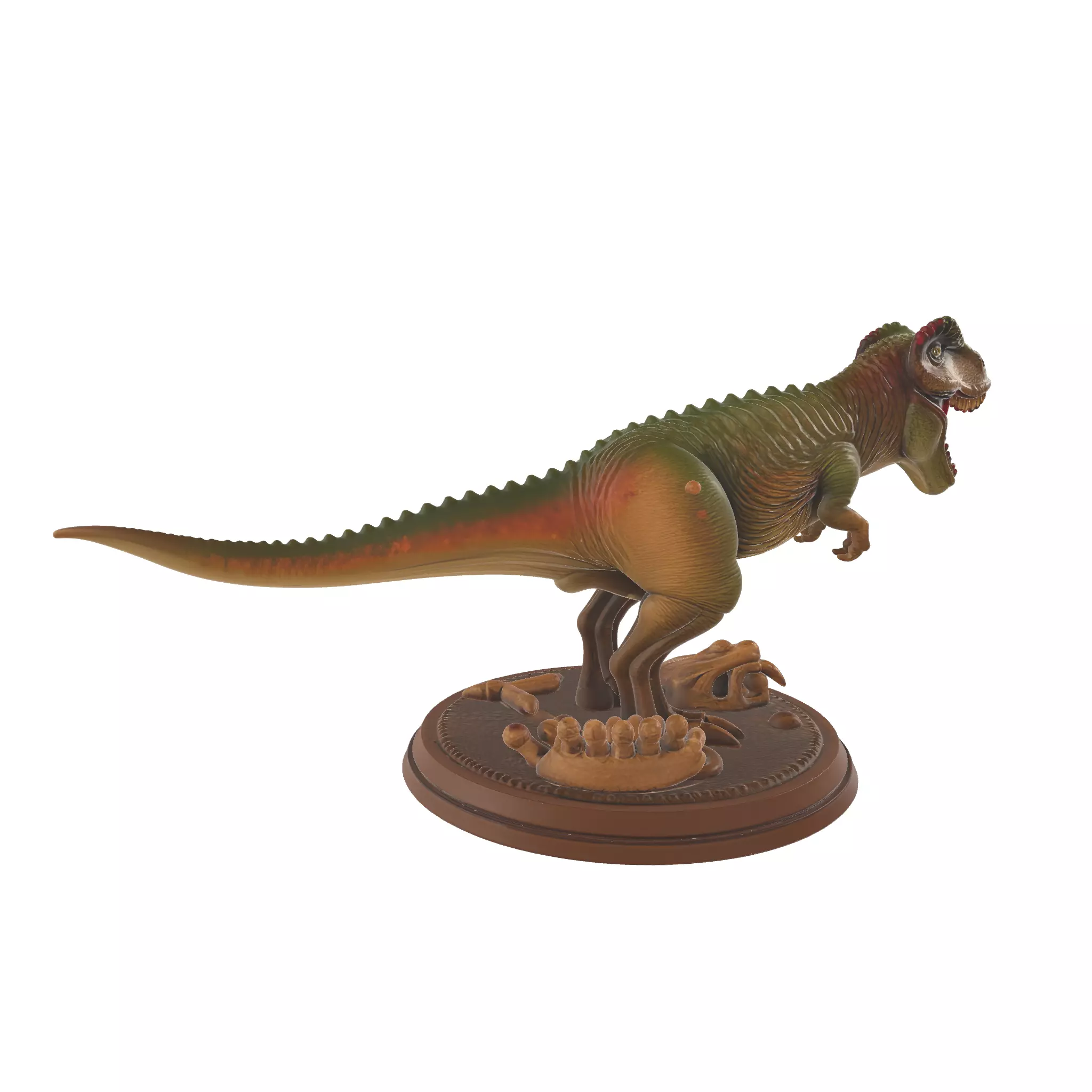 Ferocious TRex Diorama Prehistoric Dinosaur Display 3D print model_3