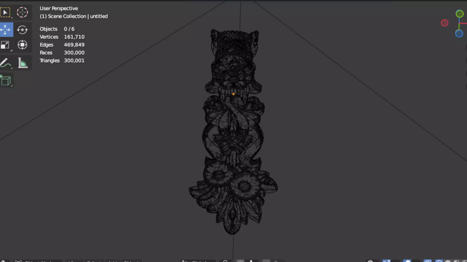 carved classic decorative ornament cnc 3d printing stl 17  3D print model_6