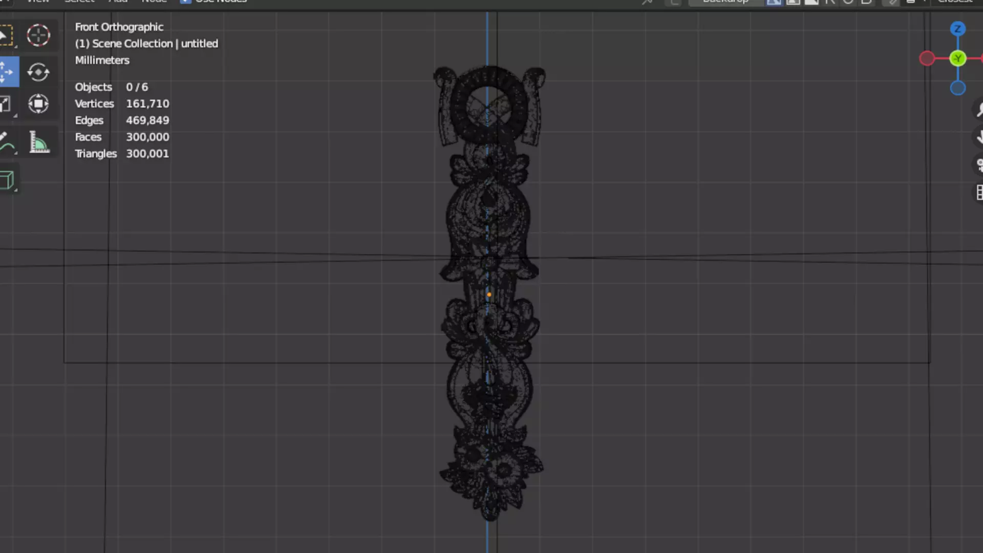 carved classic decorative ornament cnc 3d printing stl 17  3D print model_5