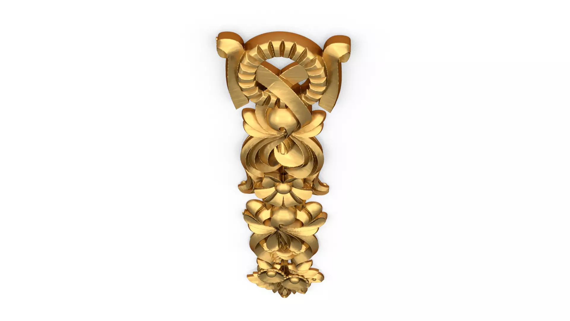 carved classic decorative ornament cnc 3d printing stl 17  3D print model_2