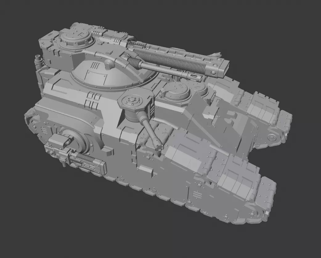 Kriton Tank 3D print model_2