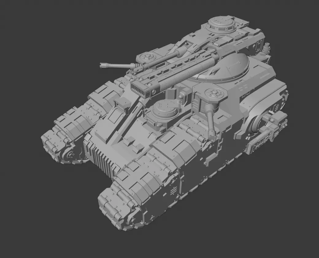 Kriton Tank 3D print model_0