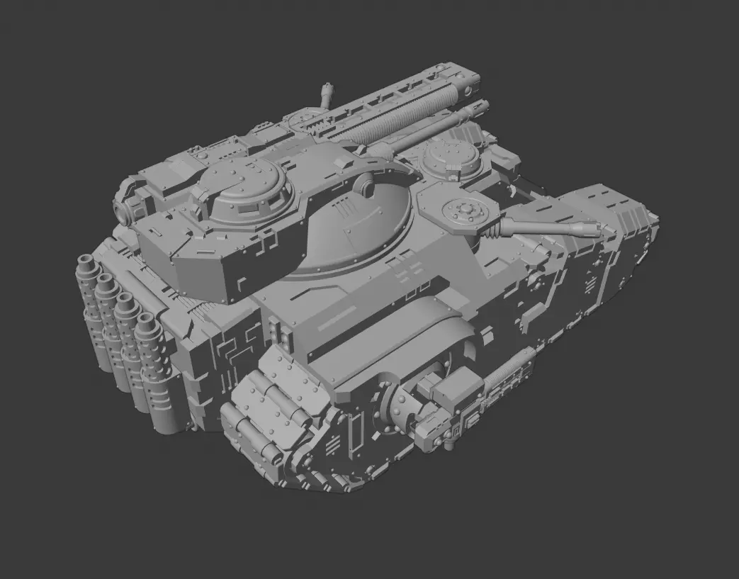 Kriton Tank 3D print model_1