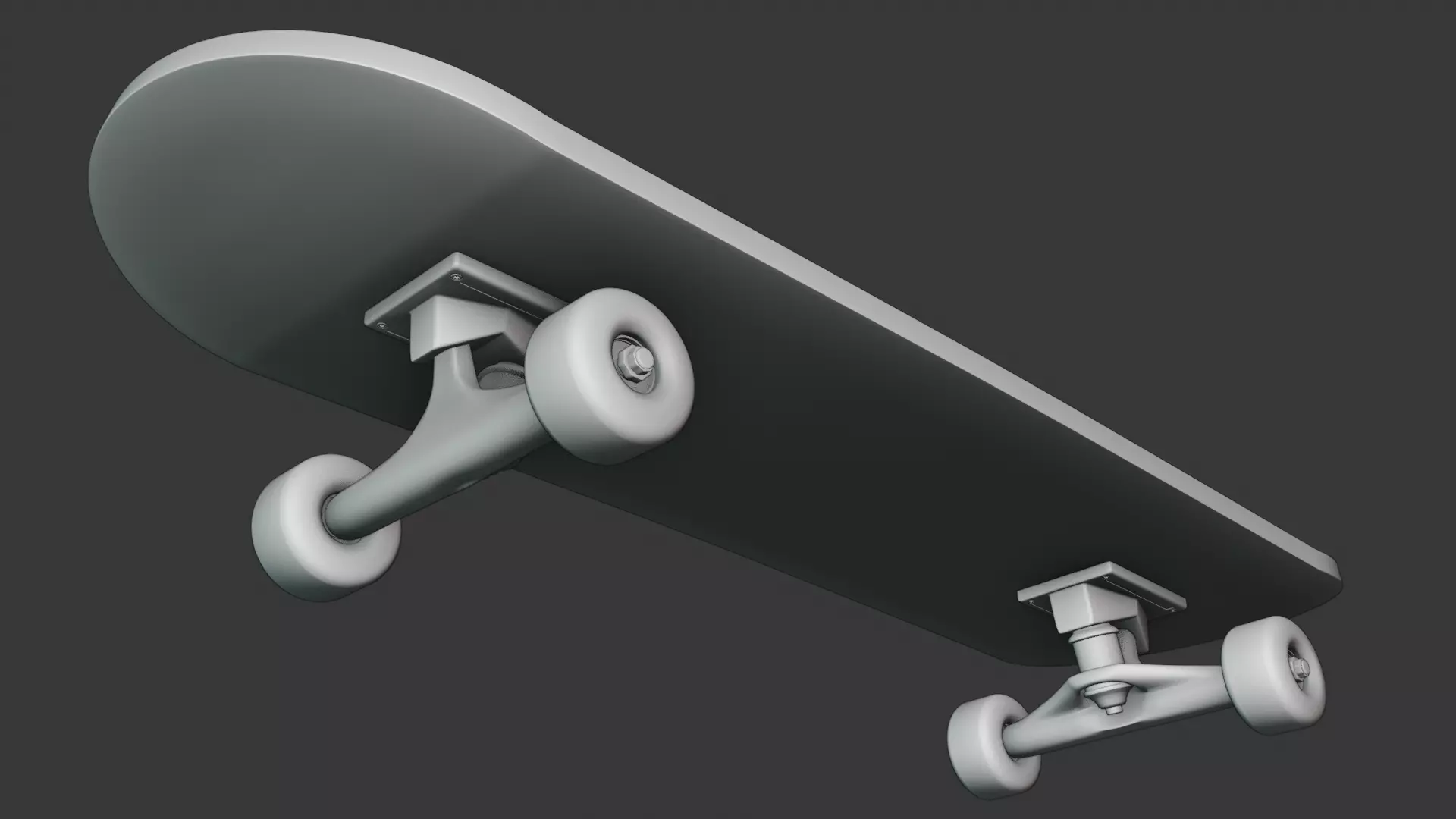 Skateboard Model 3D model_2