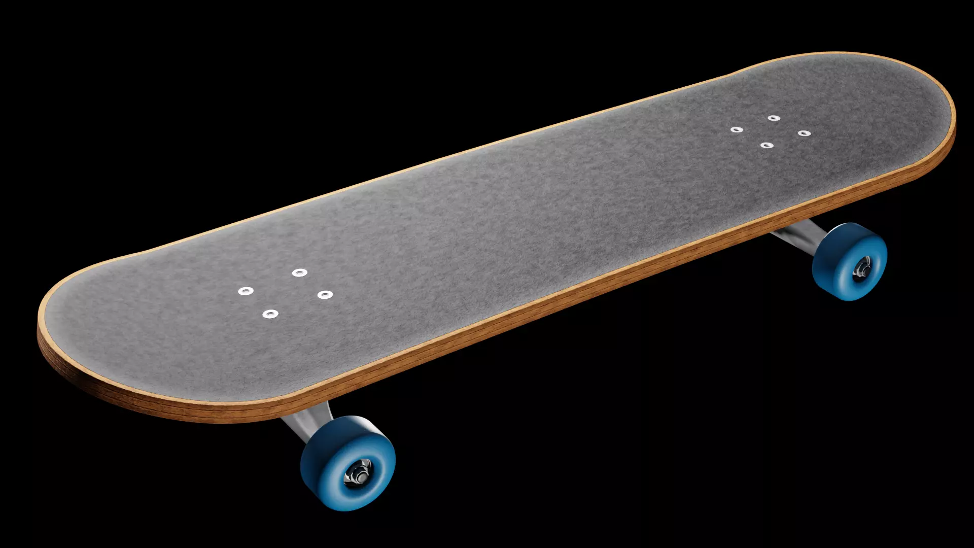 Skateboard Model 3D model_0