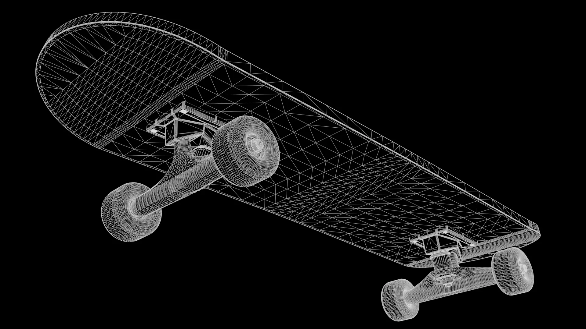 Skateboard Model 3D model_4