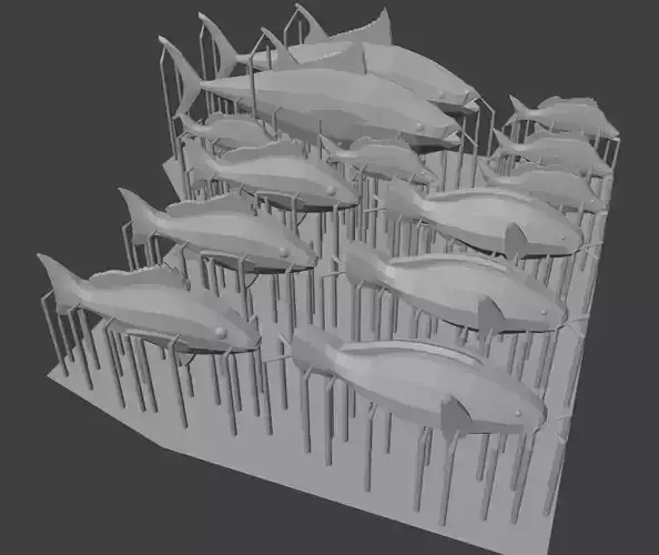 Caribbean Fish 3D print model