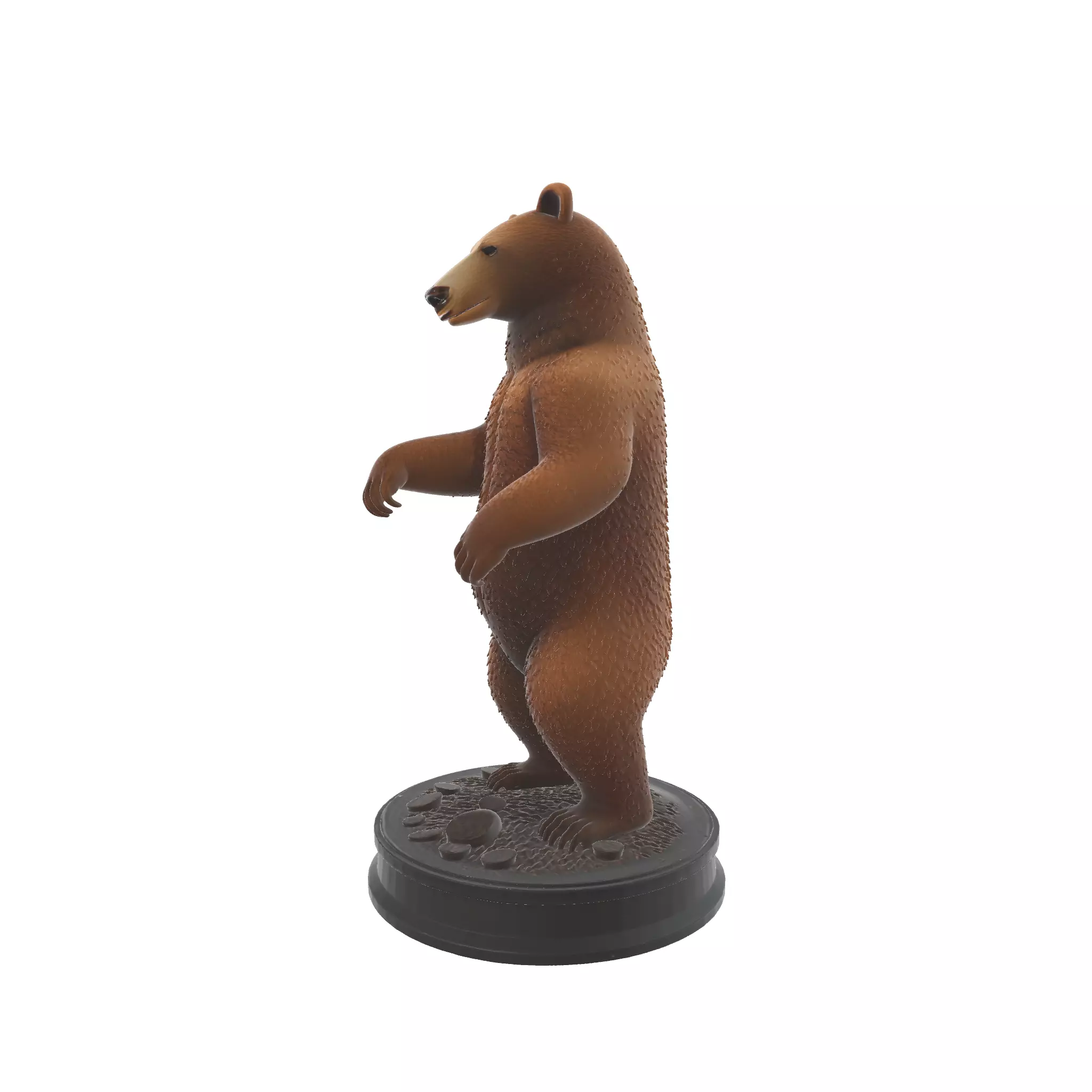 Standing Bear Figurine Wildlife Animal Sculpture 3D print model_1