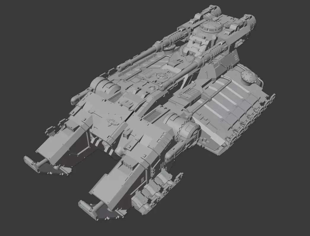 Astral Heavy Tank 3D print model_0