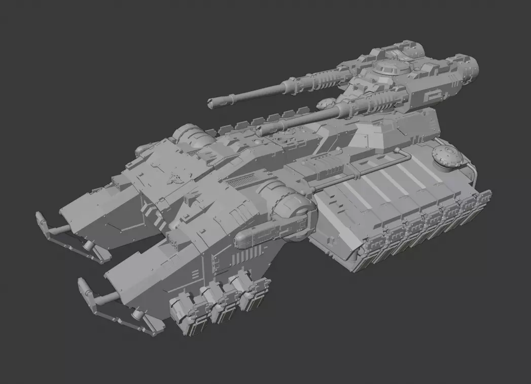 Astral Heavy Tank 3D print model_1