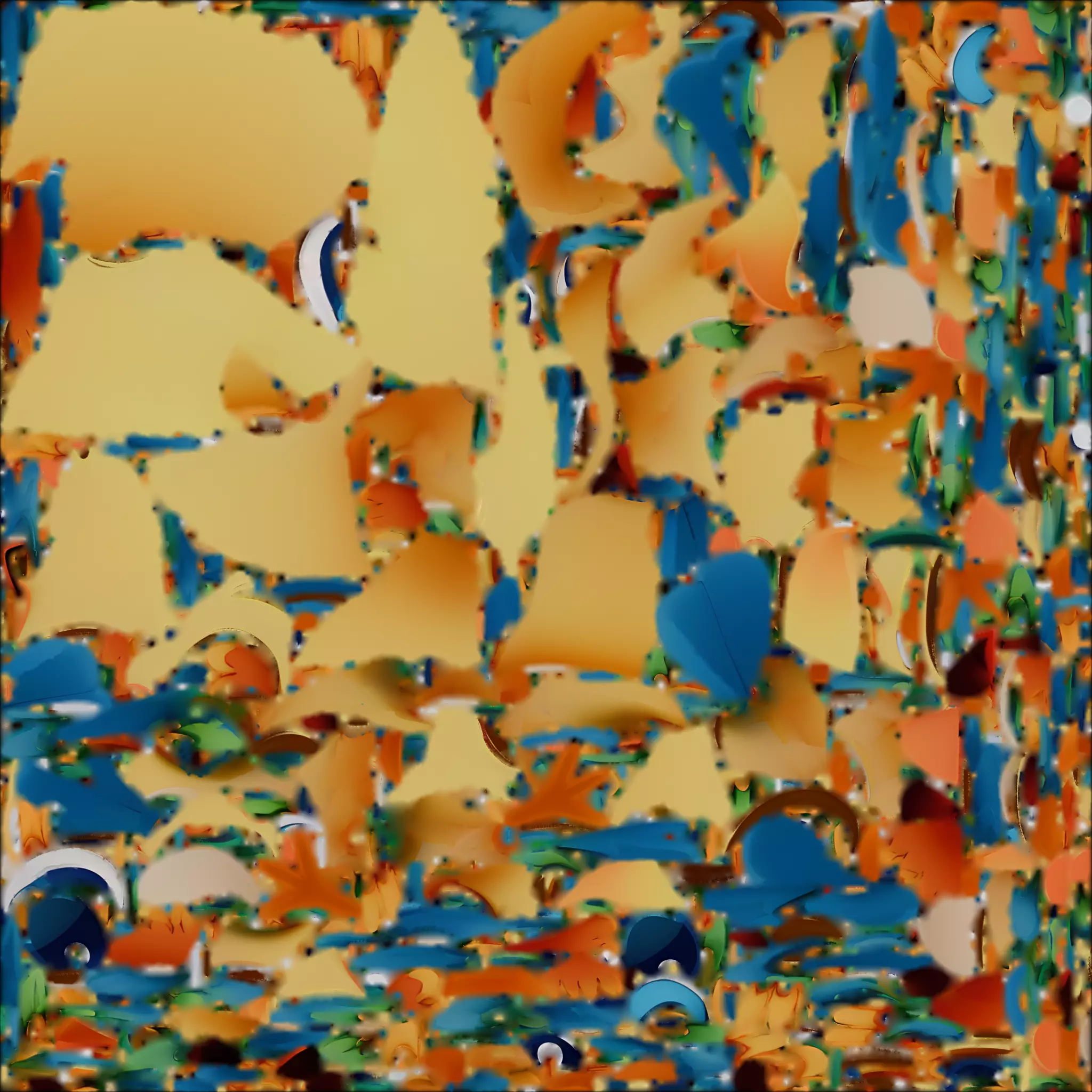 Cute Cartoon Colorful Parrot 3D Model Low-poly 3D model_1