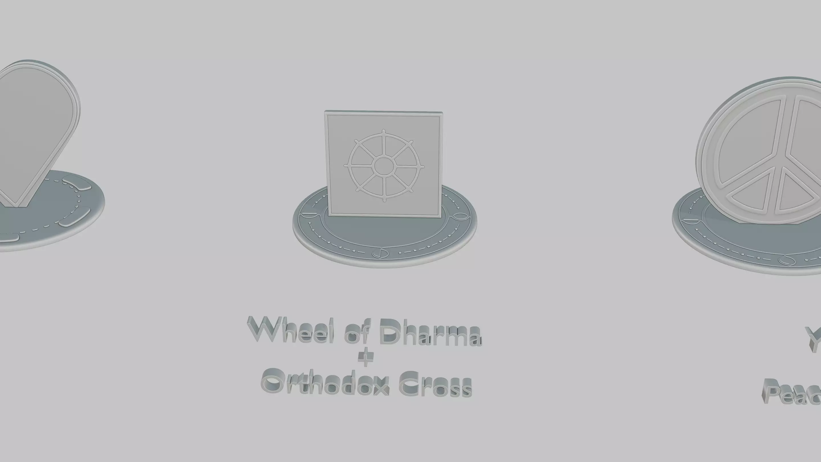 Ancient Glyphs Mini Pack Emoji Statues 3D print model_9