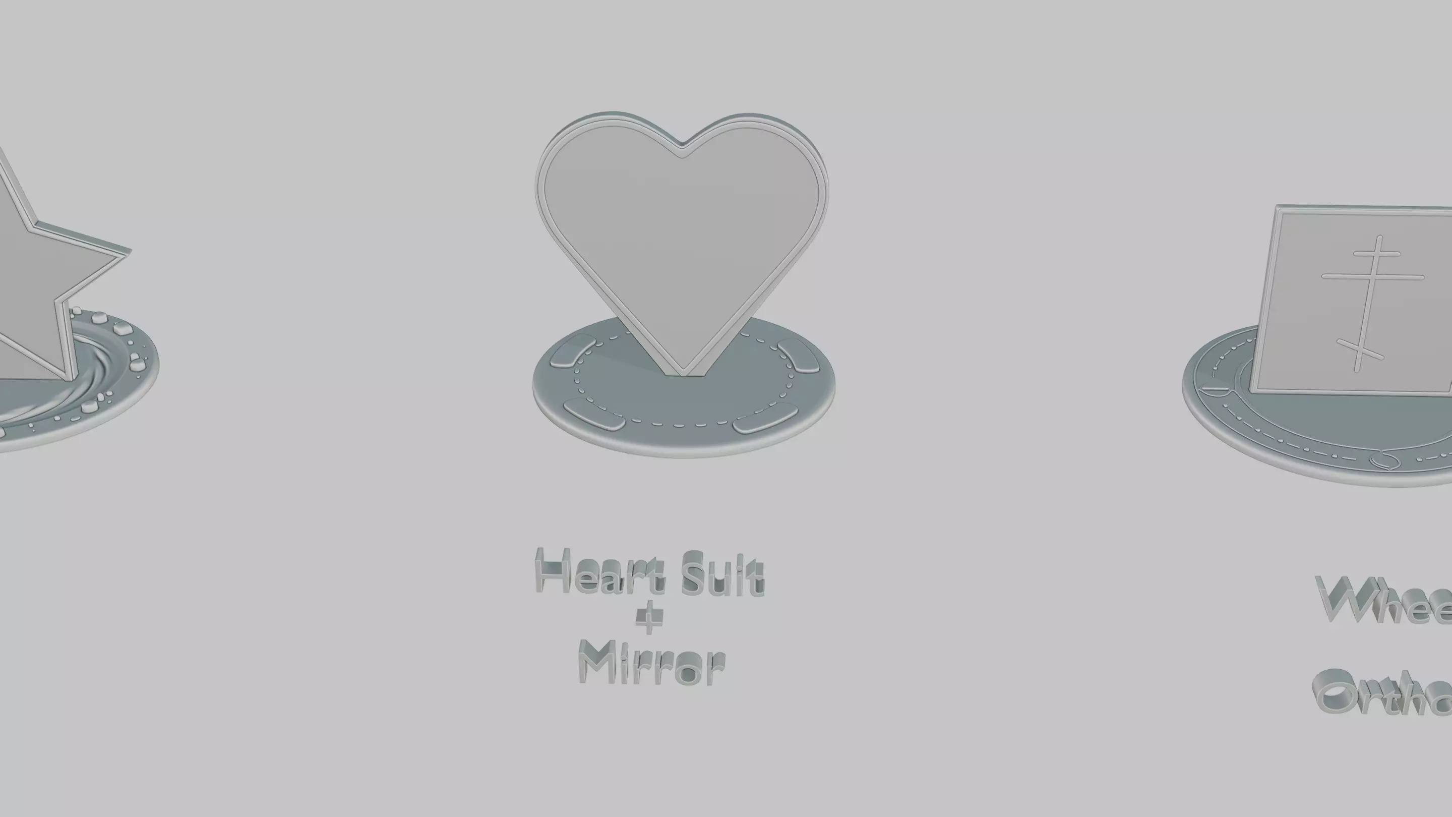 Ancient Glyphs Mini Pack Emoji Statues 3D print model_8