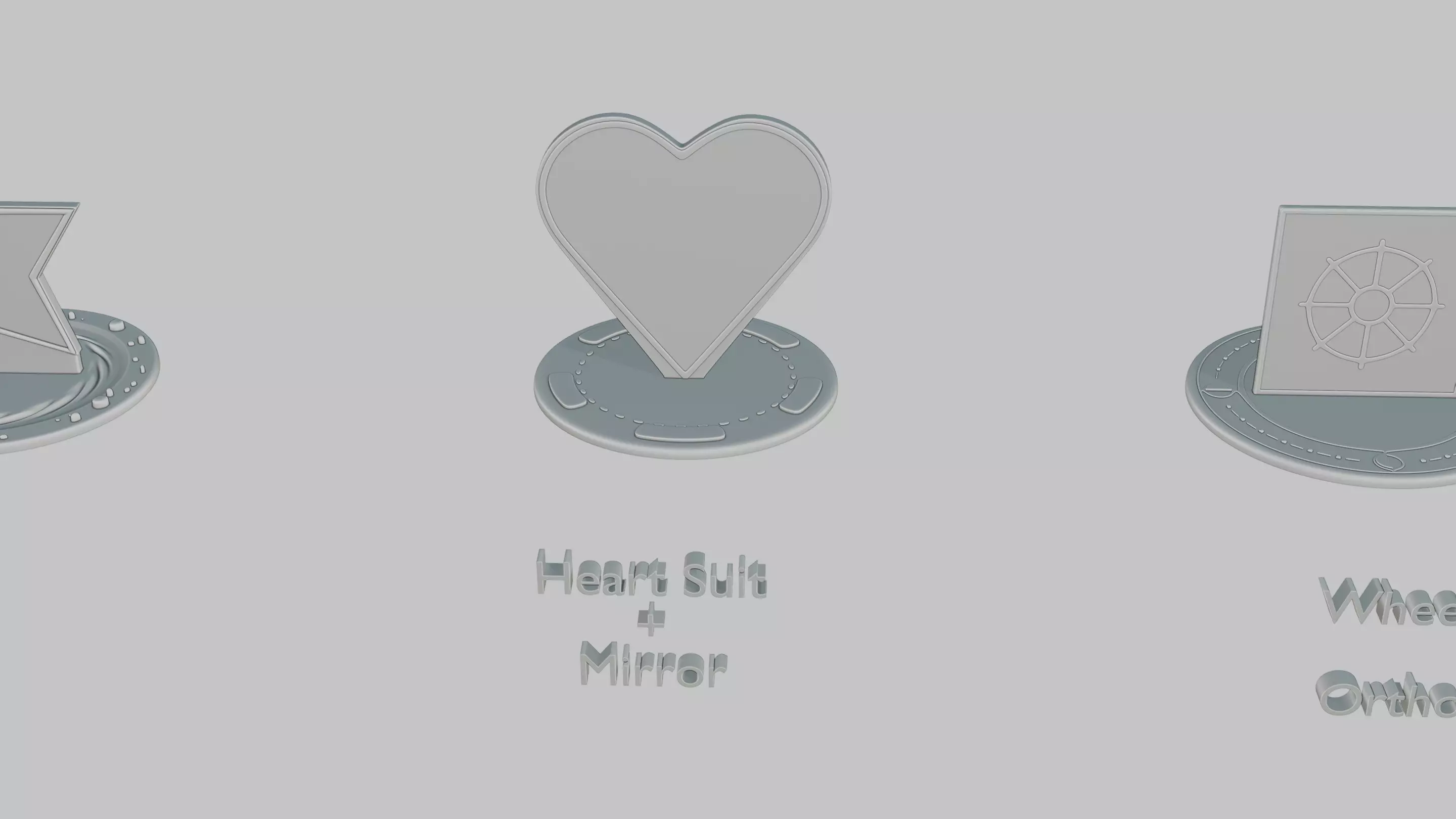 Ancient Glyphs Mini Pack Emoji Statues 3D print model_7