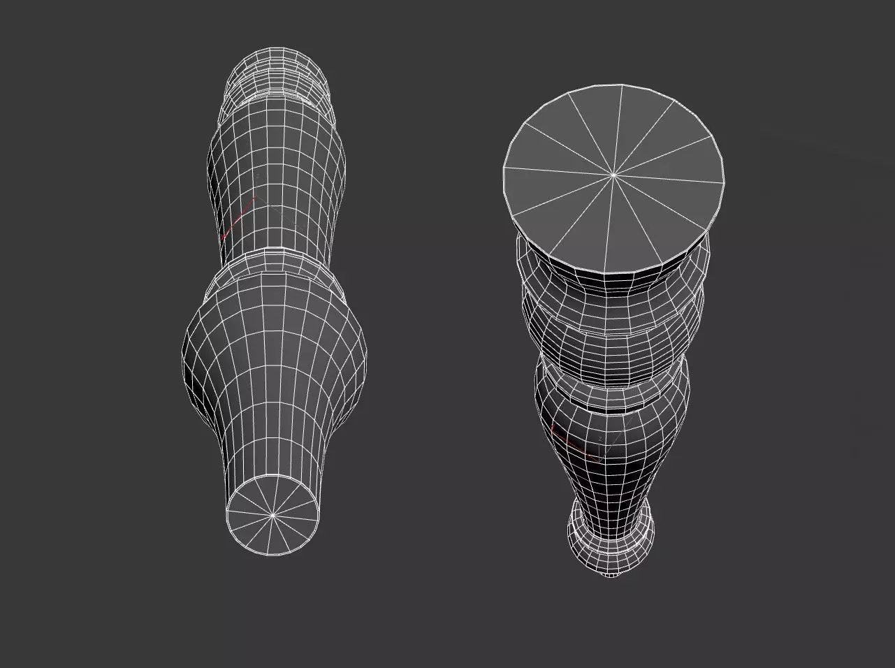 Acrylic Dining Table 1 3D model_6