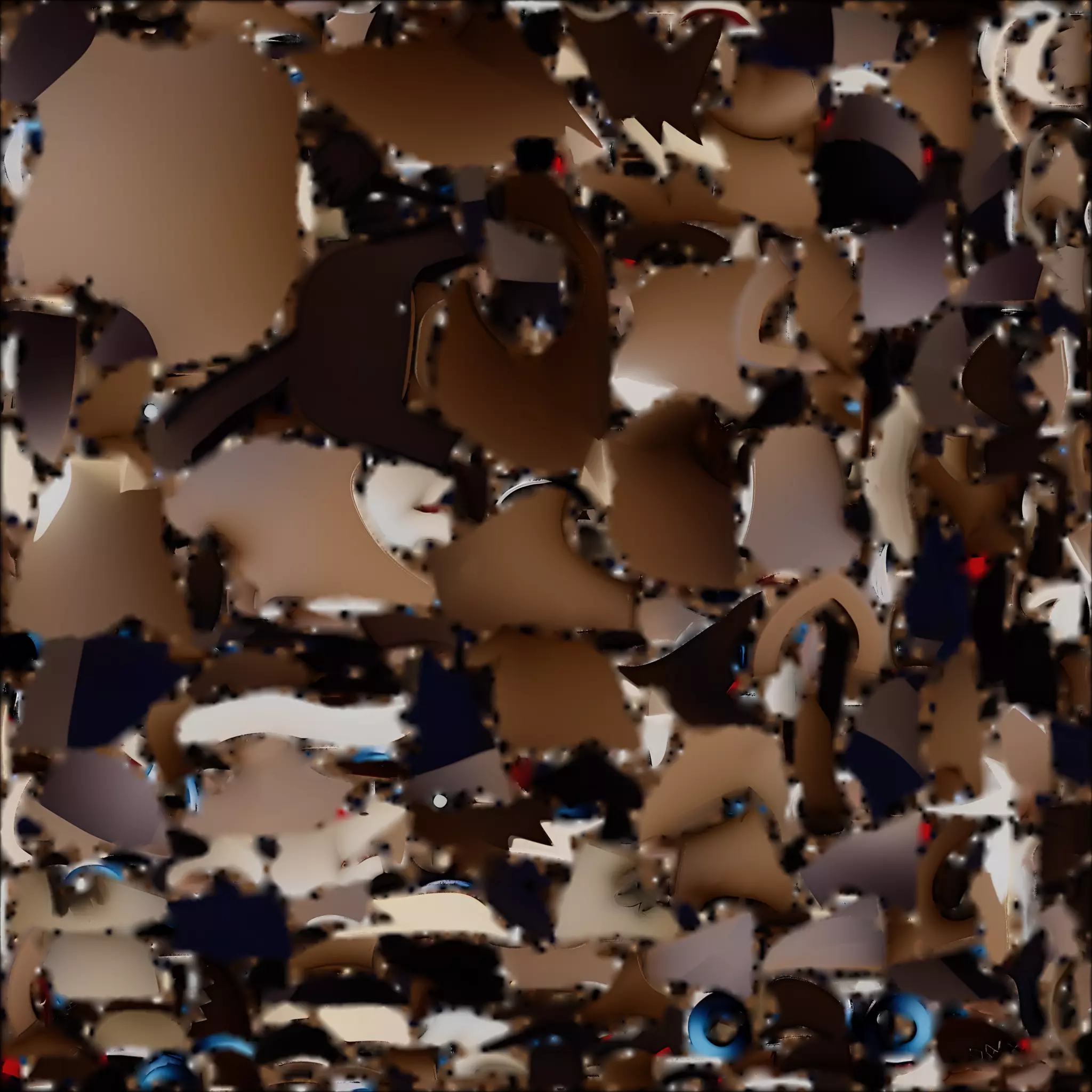 Cute Cartoon Raccoon 3D Model Low-poly 3D model_1