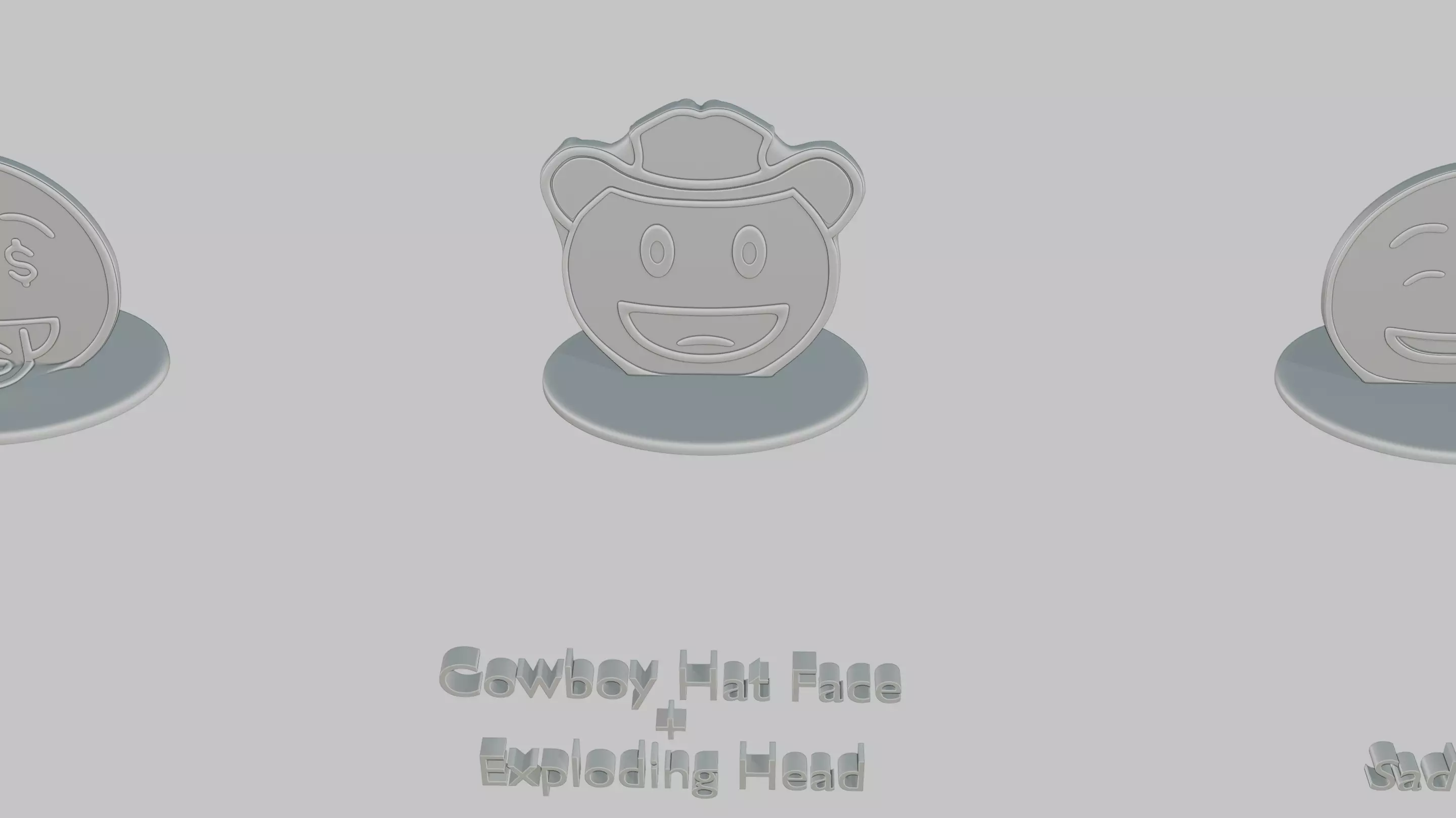 April Fools Day Pack Emoji Statues 3D print model_17