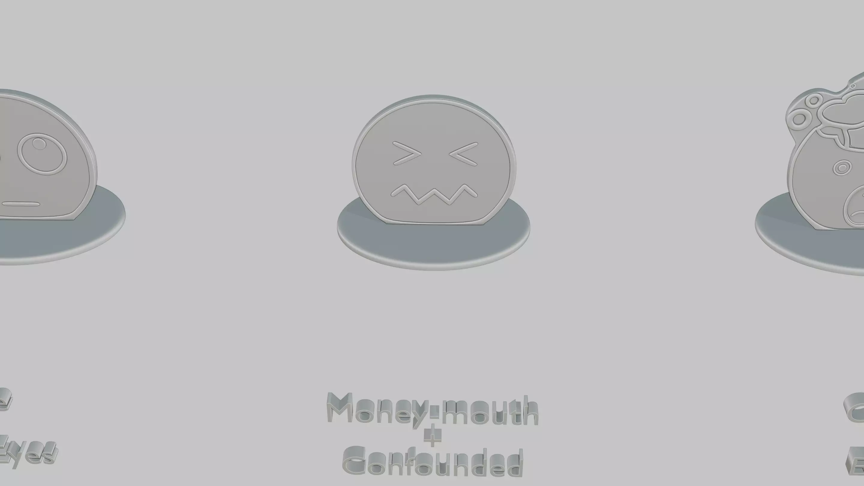 April Fools Day Pack Emoji Statues 3D print model_16