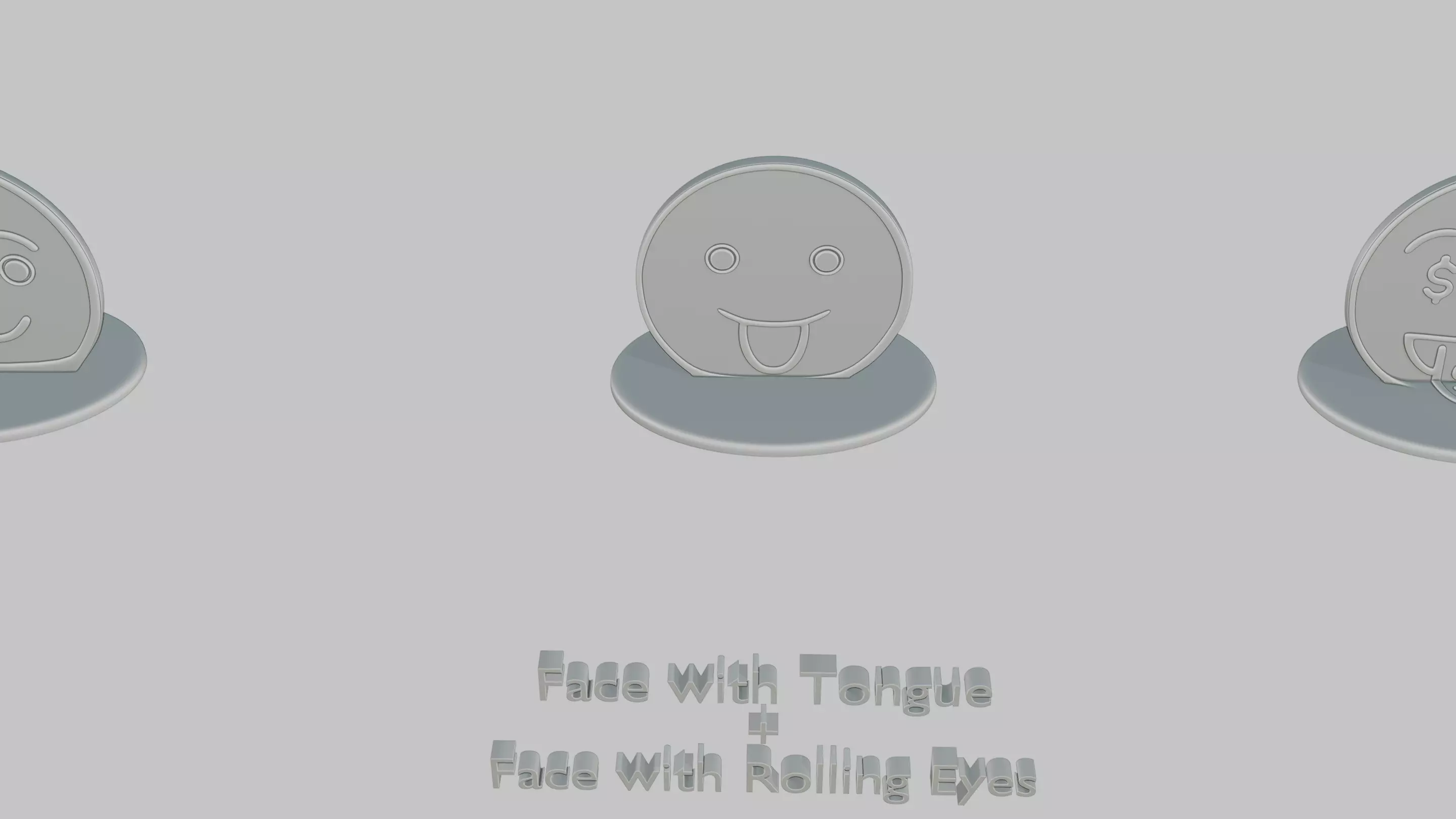 April Fools Day Pack Emoji Statues 3D print model_13